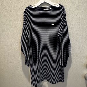 Lacoste knit long sleeve dress